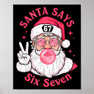Poster Natal engraçado 67 Meme Rot cerebral Papai Noel Na
