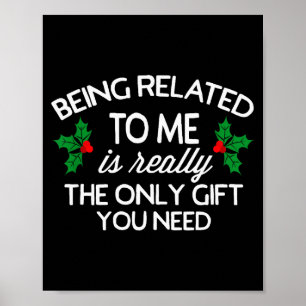 Poster Natal engraçado por ser da minha família Piada