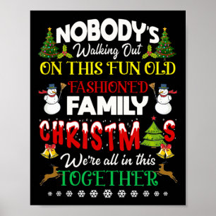 Poster Natal Familiar Estamos Todos Nesta Feliz Juntos