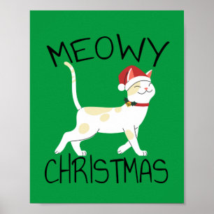 Poster Natal Felino - Natal Divertido