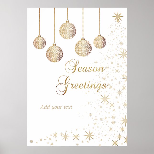 Poster Natal festivo (Frente)