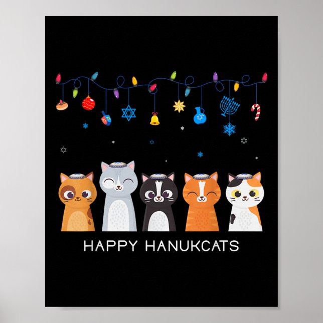Poster Natal Hanukkah Menorah Store Ugly Hanukkah Swe (Frente)