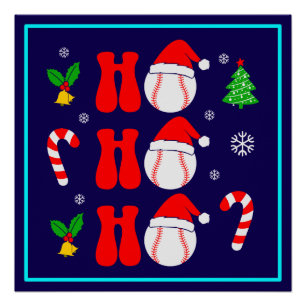 Pôster Natal Ho Ho Engraçado Xmas-85211