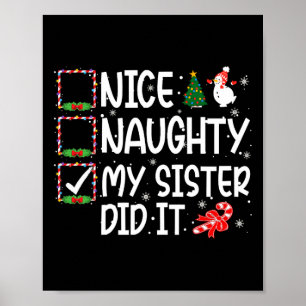 Poster Natal Legal Levado Minha Irmã Fez Isso Meninos Men