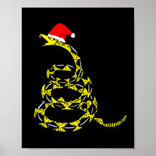 Poster Natal Libertário Gadsden Não Pise na Cobra 