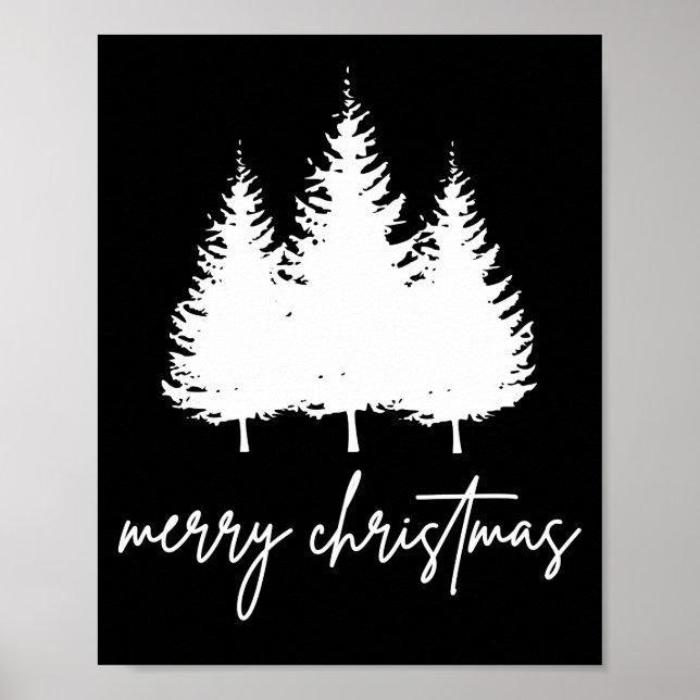 Poster Natal moderno minimalista (Frente)