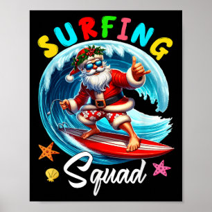 Poster Natal na Praça do Surfe em Papais noeis de julho D