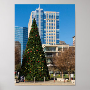 Pôster Natal no Centro de Dallas