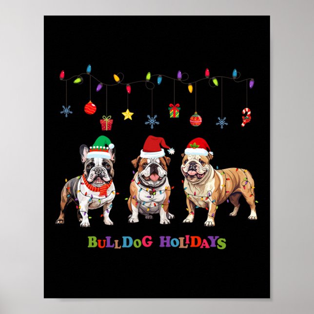 Poster Natal para Buldogue3 (Frente)