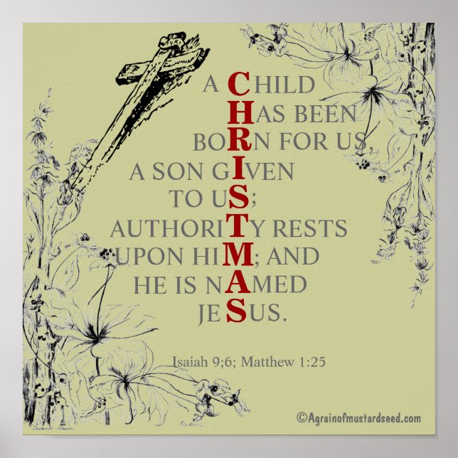 Pôster NATAL significa (Frente)