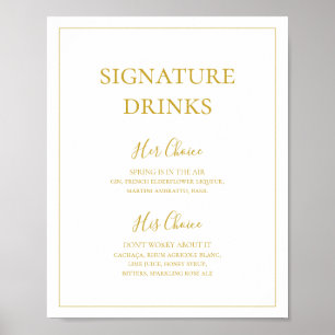 Poster Natal Simples e Elegante   Letreiro de Bebidas com