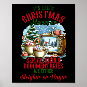 Poster Natal Xmas É Ou Filmes De Natal Ou Assassino Em Sé
