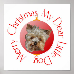 Poster Natal Yorkshire Terrier