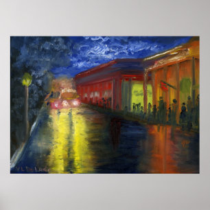 Poster Natchitoches, Louisiana antes da parada