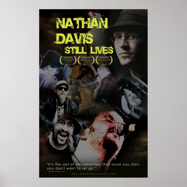 Poster Nathan Davis Ainda Vive (Frente)