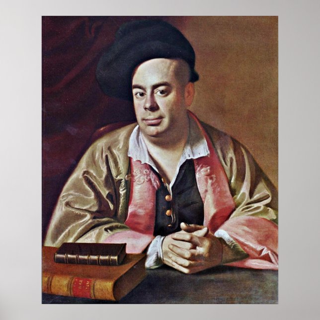 Poster Nathaniel Hurd-retrato de John Singleton Copley (Frente)