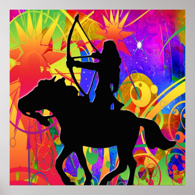 Poster Native American Hunter (Frente)