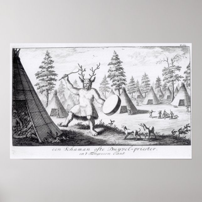 Poster Native American Shaman (Frente)