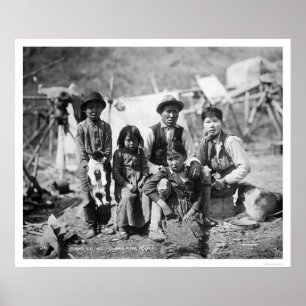 Poster Natives Copper River Alaska 1904