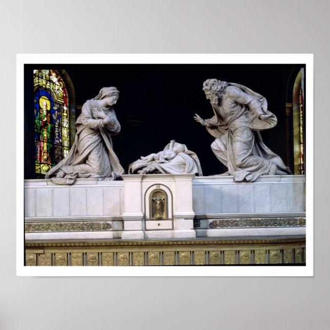 Pôster Natividade (mármore) (Frente)