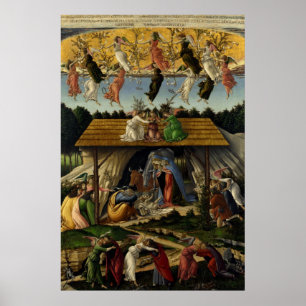 Poster NATIVIDADE MÍSTICA por Sandro Botticelli ,Natal