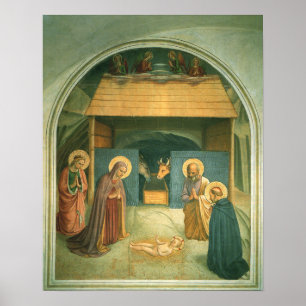 Poster Natividade por Fra Angelico