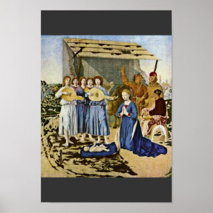 Pôster Natividade por Piero della Francesca (a melhor