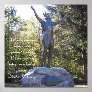 Poster Nativo americano espiritual