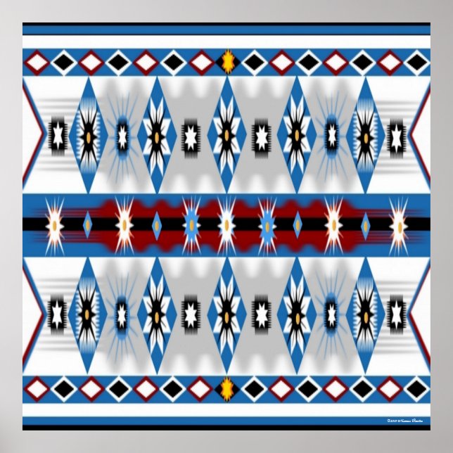 Poster nativo americano Sioux (Frente)