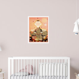 Poster Natosha, O Símbolo Ortográfico da Parede Elefante