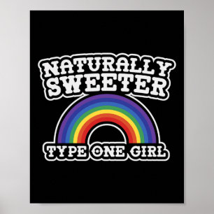 Poster Naturalmente mais doce Sensibilização das Meninas