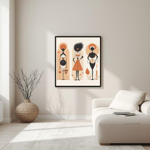 Poster Nature Equilibrada – Arte Botânica Feminina III