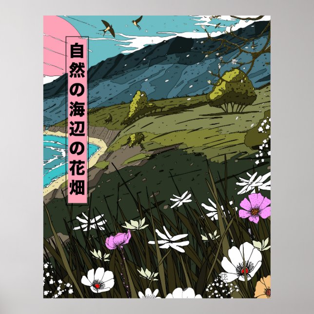 Poster Natures Costal Meadow (Frente)