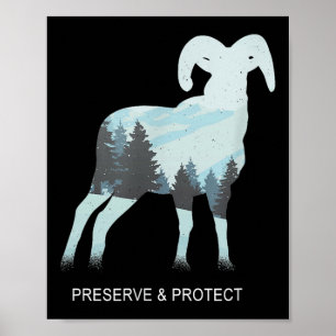 Poster Natureza & Animais - Proteção Ambiental