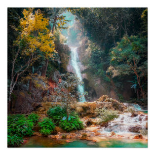 Pôster Natureza Cena Fantasia Cascata