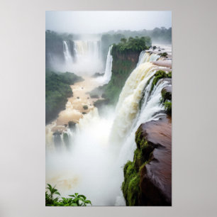 Poster Natureza da cascata ao ar livre Paisagem Calor Tra