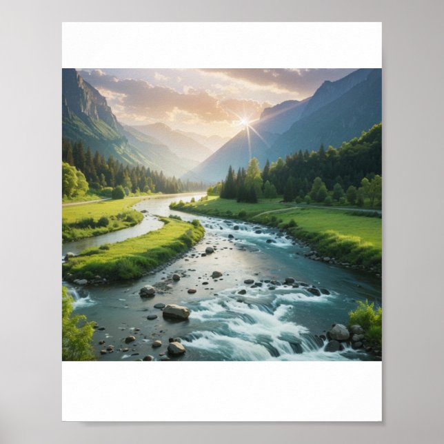 Poster Natureza da Manhã (Frente)