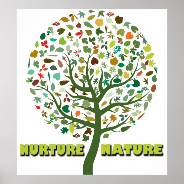 Poster Natureza da nutrição (Frente)