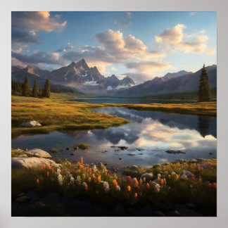 Poster Natureza de respiração