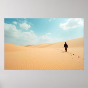 Poster Natureza do Deserto Fora da Paisagem Céu Pacífico