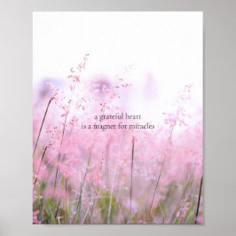 Poster Natureza Inspiradora Floral Grata