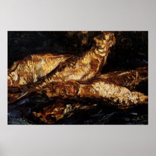 Poster Natureza Morta com Bloaters de Vincent van Gogh