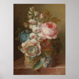 Poster Natureza-morta com Flores – Cornelis van Spaendonc