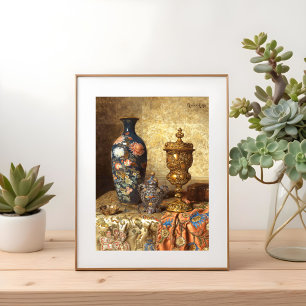 Poster Natureza Morta com Vaso de Cloisonné,