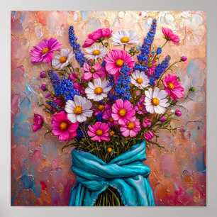 Poster Natureza-morta de flores bonitas