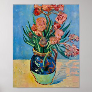 Poster Natureza Morta de Van Gogh Vaso com Oleandros