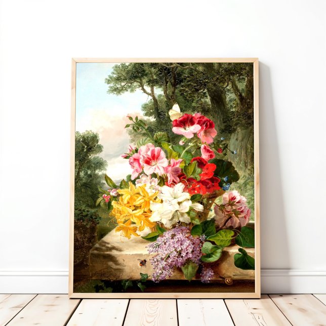 Poster Natureza Morta Floral, John Wainwright (Criador carregado)