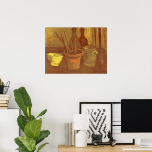 Pôster Natureza Morta Pincéis numa Vaso Vincent van Gogh