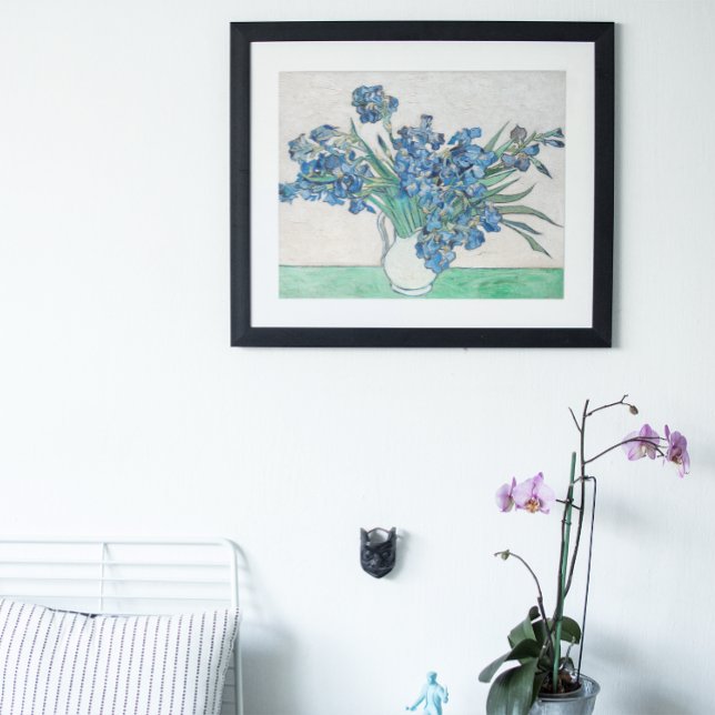 Poster Natureza Morta: Vaso com Íris por Vincent van Gogh (Criador carregado)