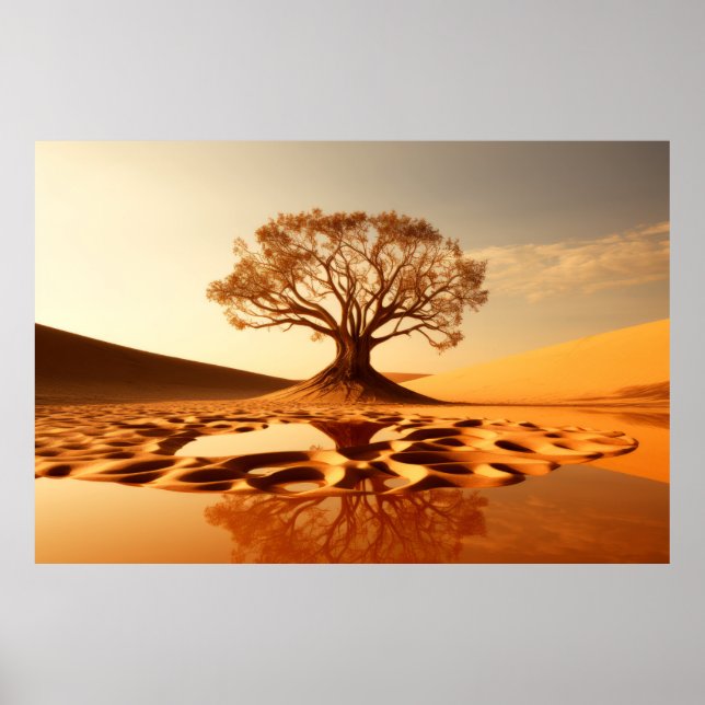 Poster Natureza Tranquila Da Vida Em Árvore (Frente)
